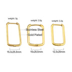 Rechthoekige oorgesp