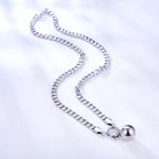 Steel Ball Pendant Necklace