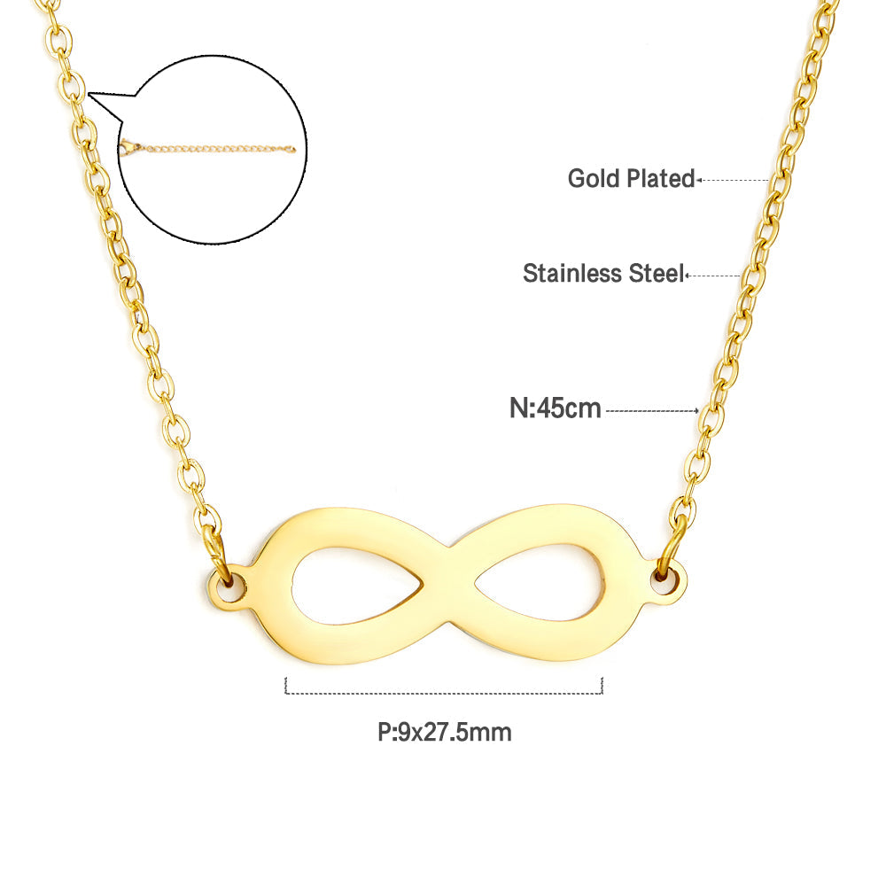 Figuur 8 hanger ketting