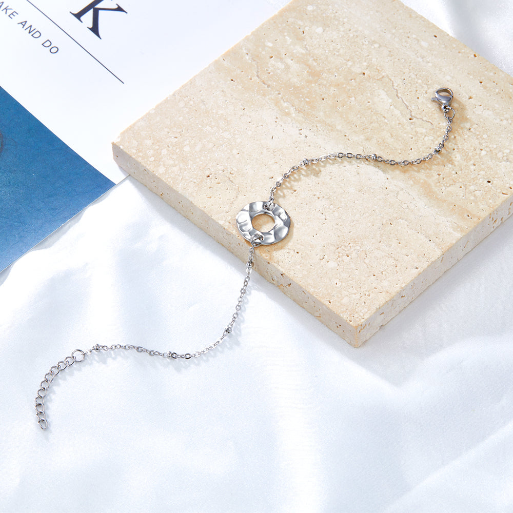 Bracelet accessoire rond creux