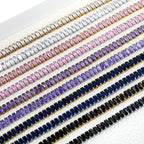 Bracelet à fermoir rectangulaire multi-diamants