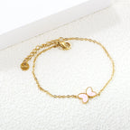 Armband met vlinderschelpenbedel