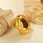 Skeletbloem geometrische ring