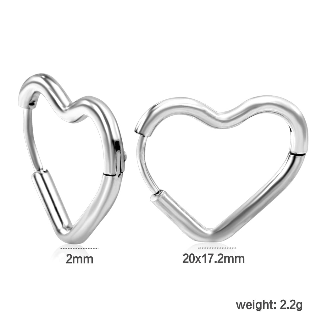 Heart Loop Ear Wires