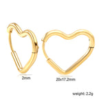 Heart Loop Ear Wires