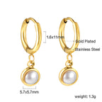 Oorbellen met cirkels en halve cirkels