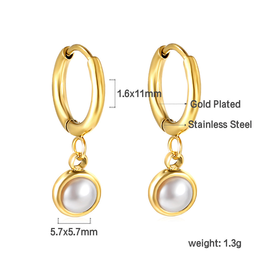 Oorbellen met cirkels en halve cirkels