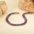 Bracelet à fermoir rectangulaire multi-diamants