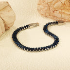 Bracelet à fermoir rectangulaire multi-diamants