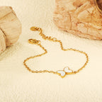 Armband met vlinderschelpenbedel