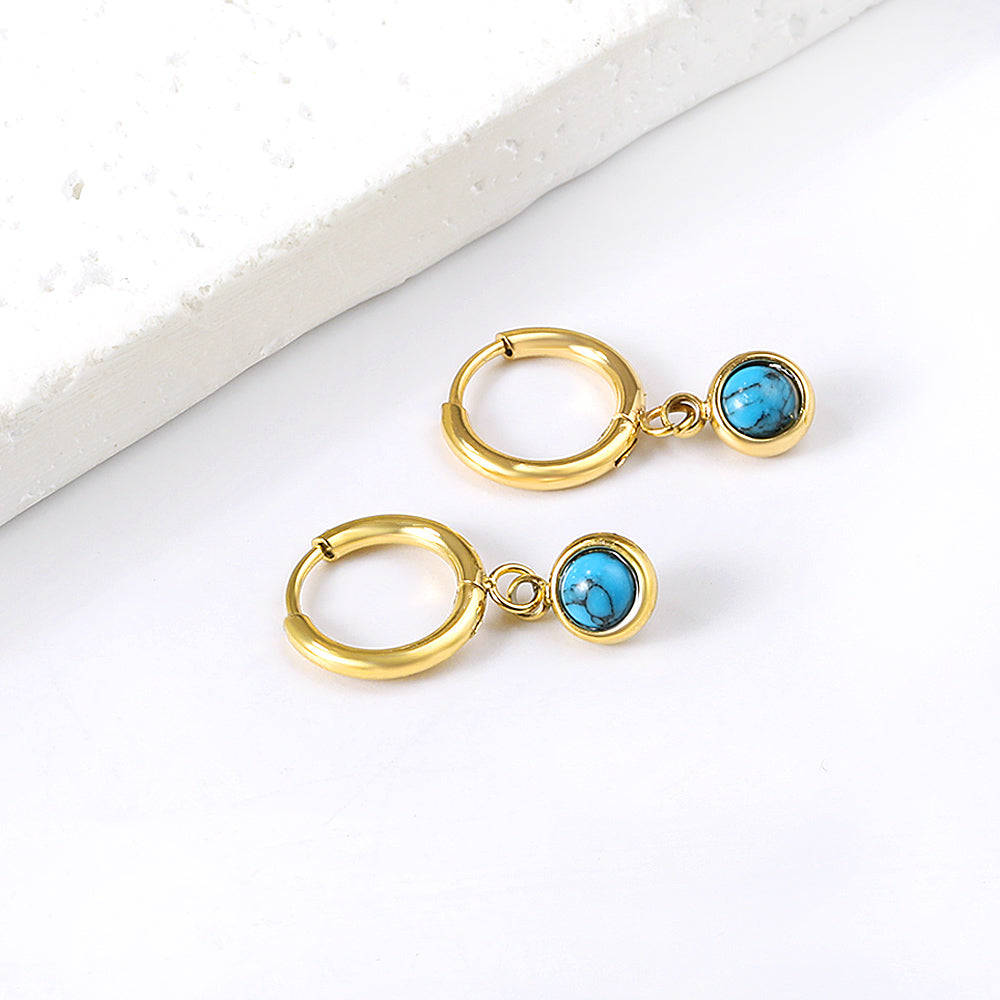 Oorbellen met cirkels en halve cirkels