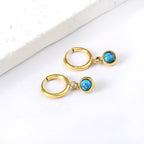 Oorbellen met cirkels en halve cirkels