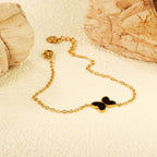 Armband met vlinderschelpenbedel