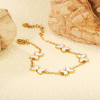 Vlinder bedel armband set