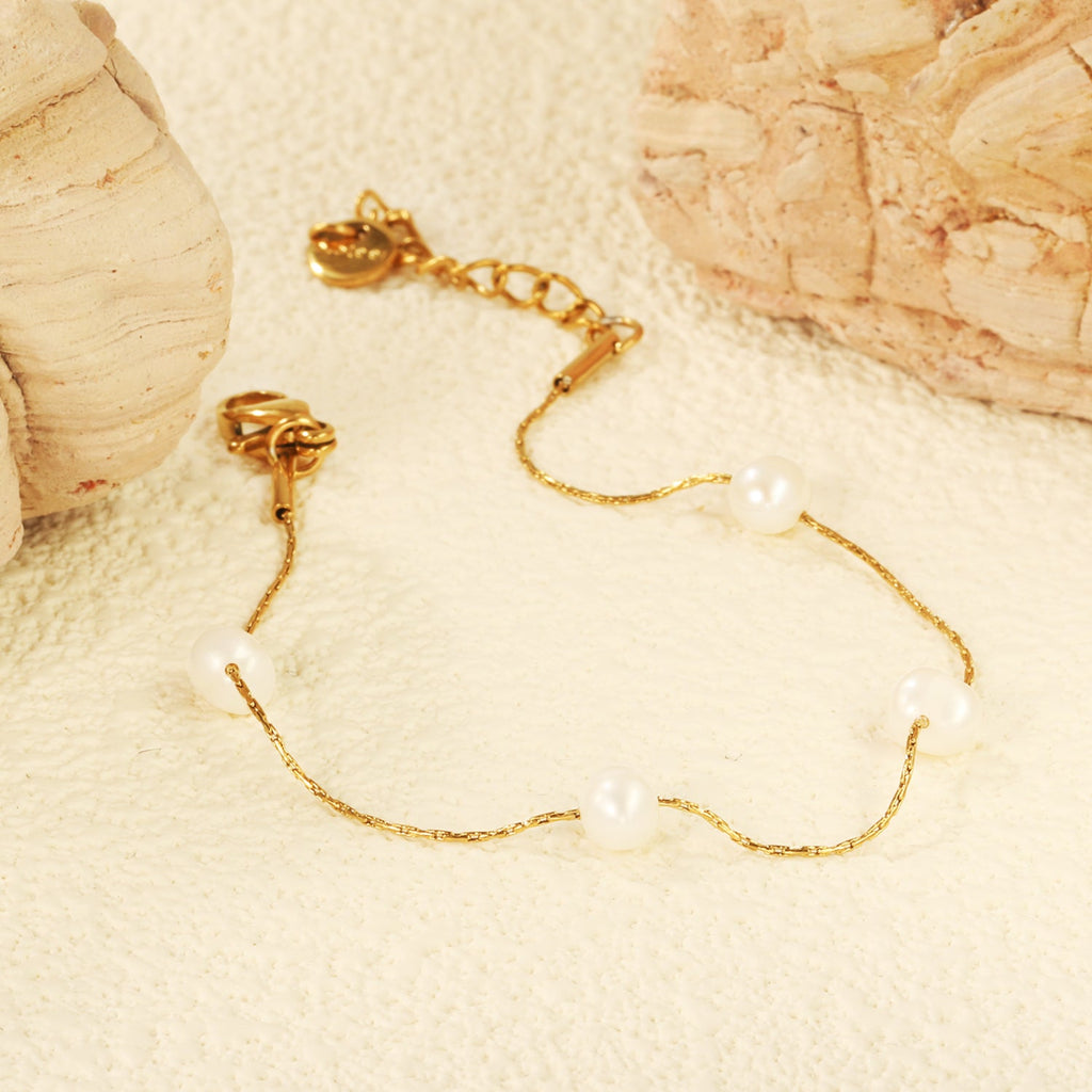 Bracelet chaîne de perles Freshwater Jane