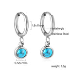 Oorbellen met cirkels en halve cirkels