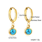 Oorbellen met cirkels en halve cirkels