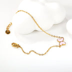 Armband met vlinderschelpenbedel