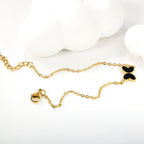 Armband met vlinderschelpenbedel