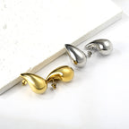 Ovale traanvormige oorbellen