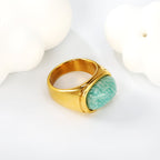 Chrysocolla Solitaire ketting