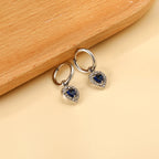 Cirkel &amp; Hart Diamanten Hoepeloorbellen