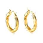 Ronde Twist Oorbellen