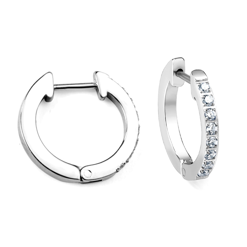 Round Zirconium Ear Clips