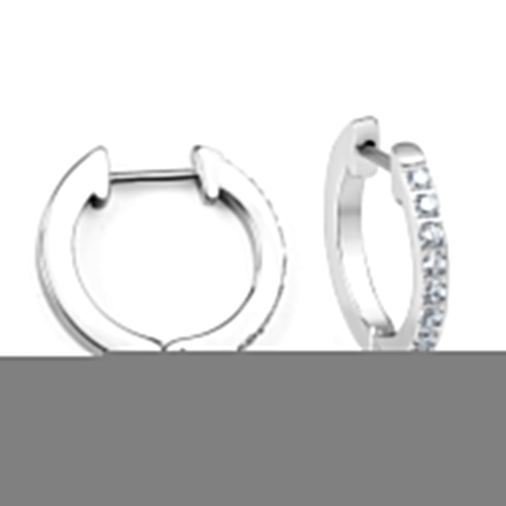 Round Zirconium Ear Clips