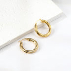 Ronde Twist Oorbellen