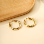 Ronde Twist Oorbellen