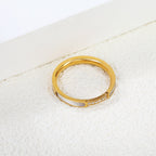 Witte zirkonia solitaire ring