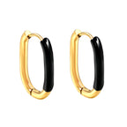 U-vormige gekleurde oorbellen