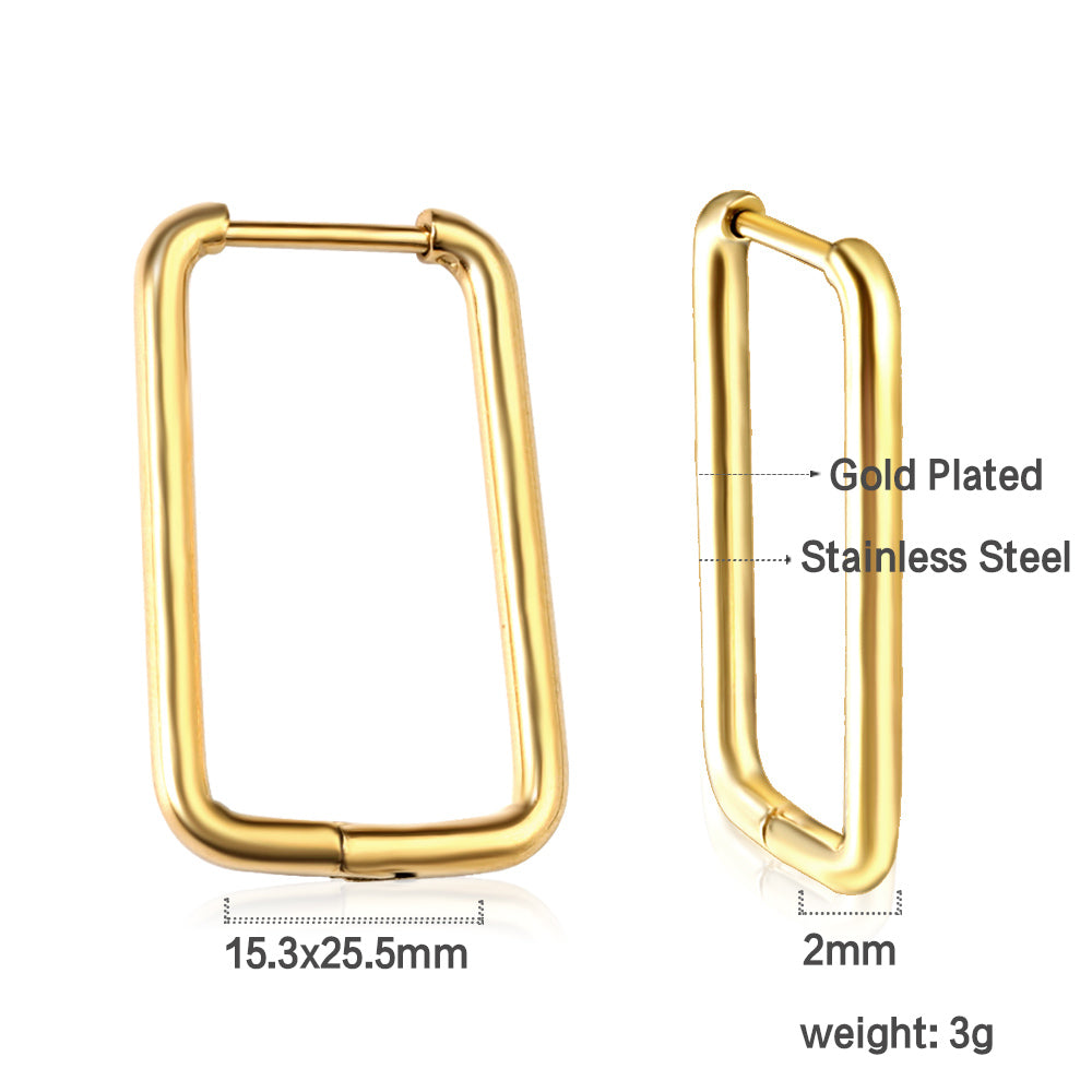 Rechthoekige oorgesp