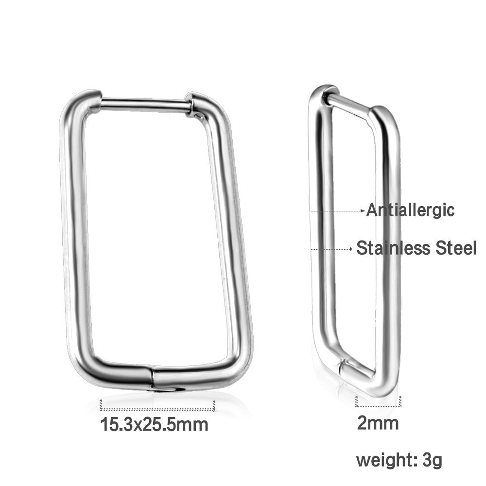 Rechthoekige oorgesp