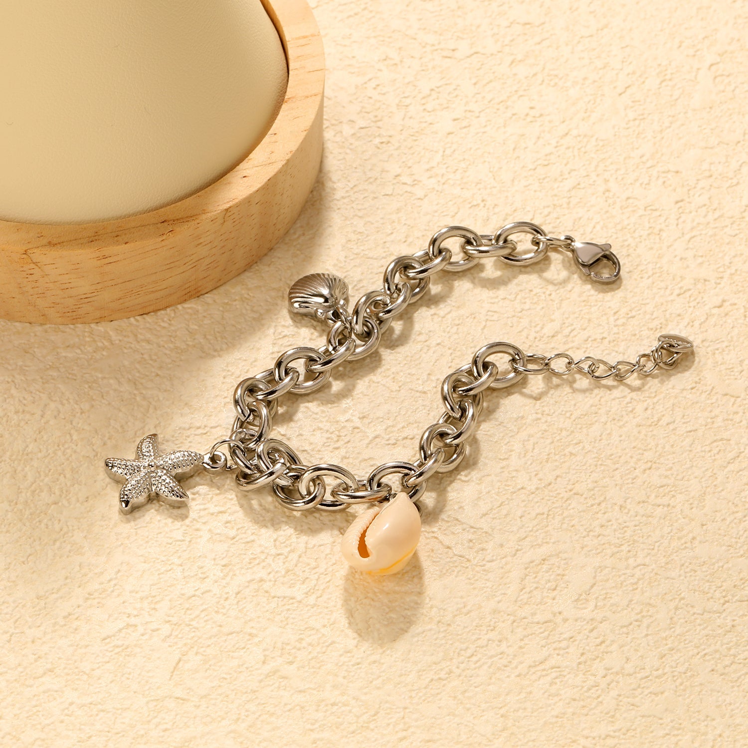 Bracelet Étoile de mer et Coquillage
