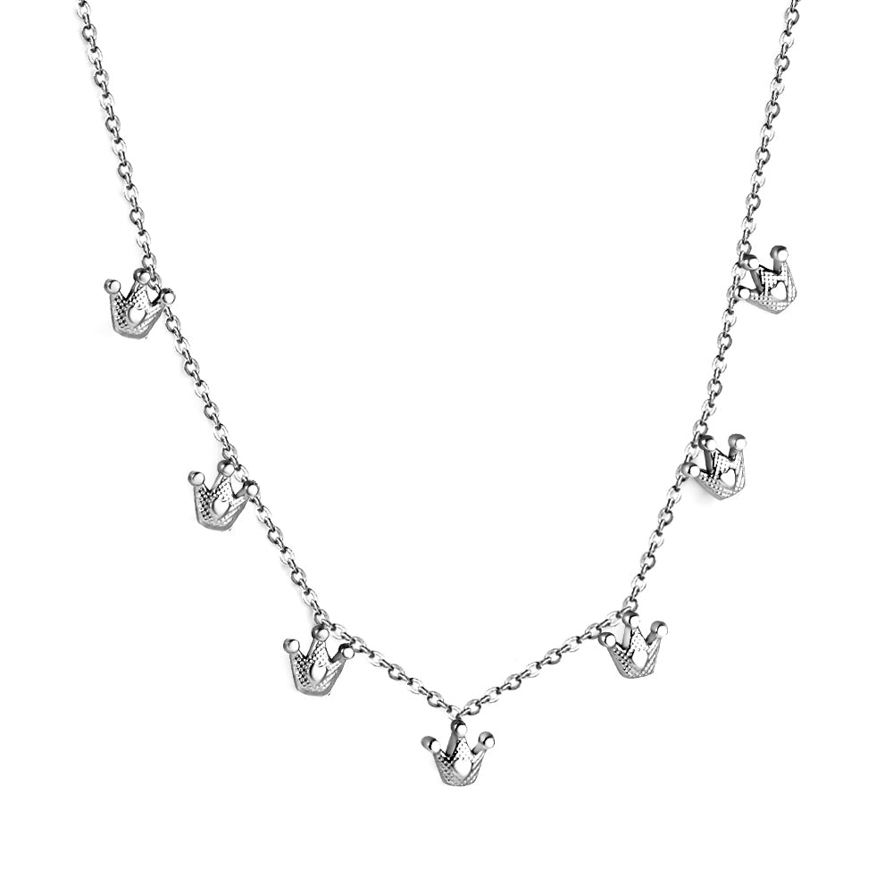 Ensemble de colliers à breloques – Coquillage, cerise, couronne et libellule