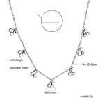 Ensemble de colliers à breloques – Coquillage, cerise, couronne et libellule