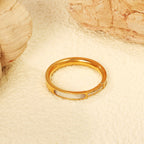 Witte zirkonia solitaire ring