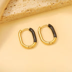 U-vormige gekleurde oorbellen