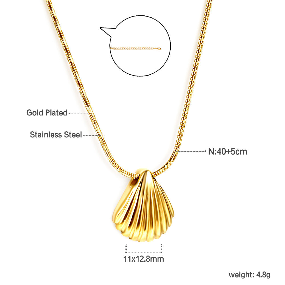 Schelp hanger ketting