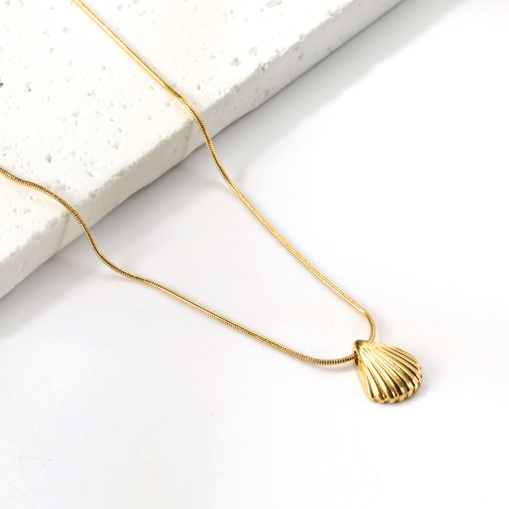 Schelp hanger ketting