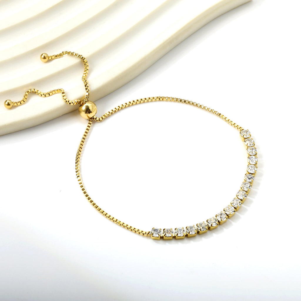 Bracelet carré en diamant