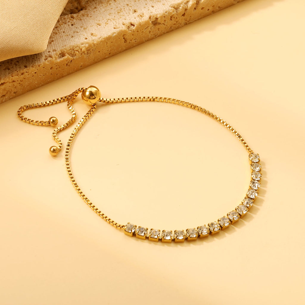 Bracelet carré en diamant