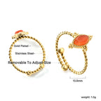 Vintage Elegant Stainless Steel Ring