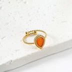 Vintage Elegant Stainless Steel Ring