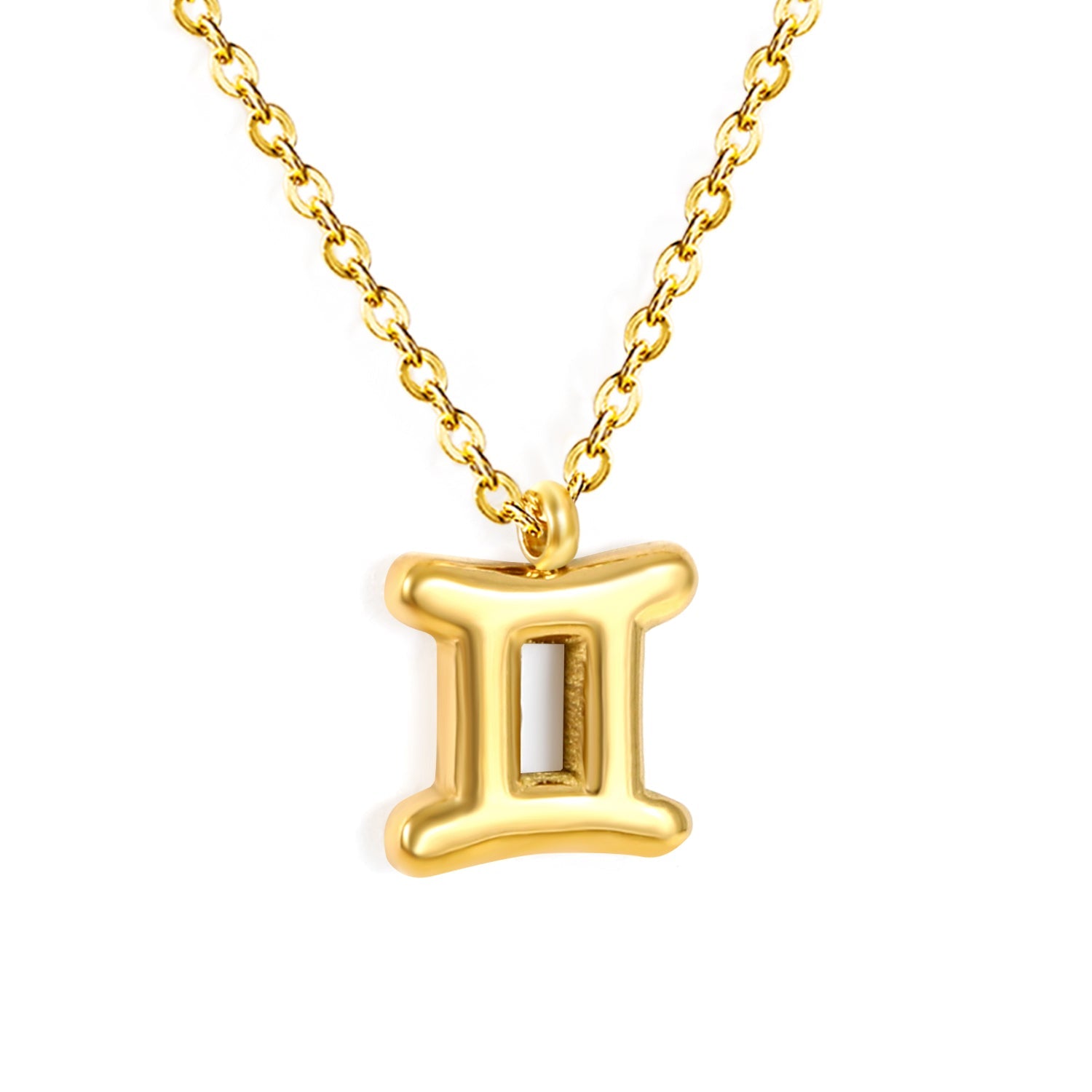 Zodiac Bubble Constellation Hanger Ketting – Gouden Ketting