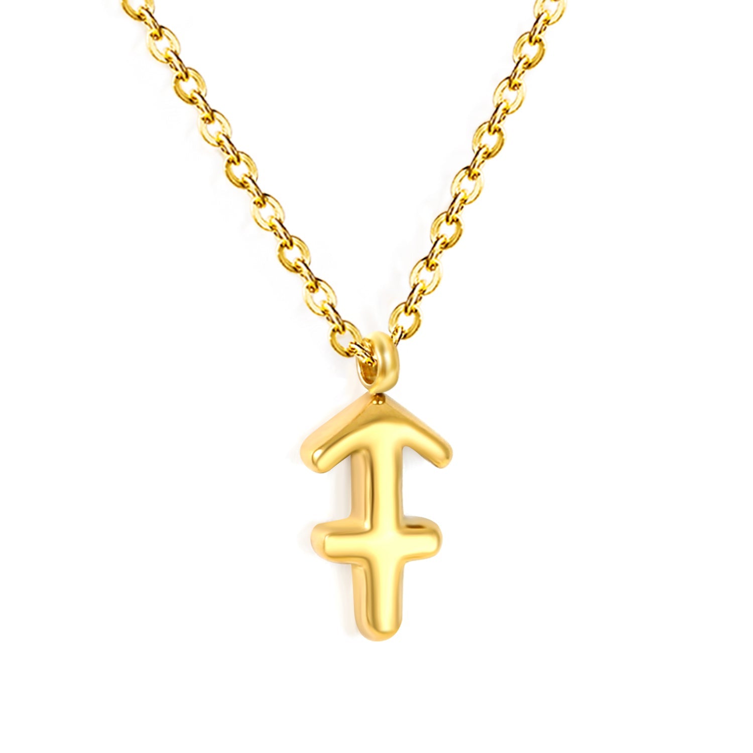 Zodiac Bubble Constellation Hanger Ketting – Gouden Ketting