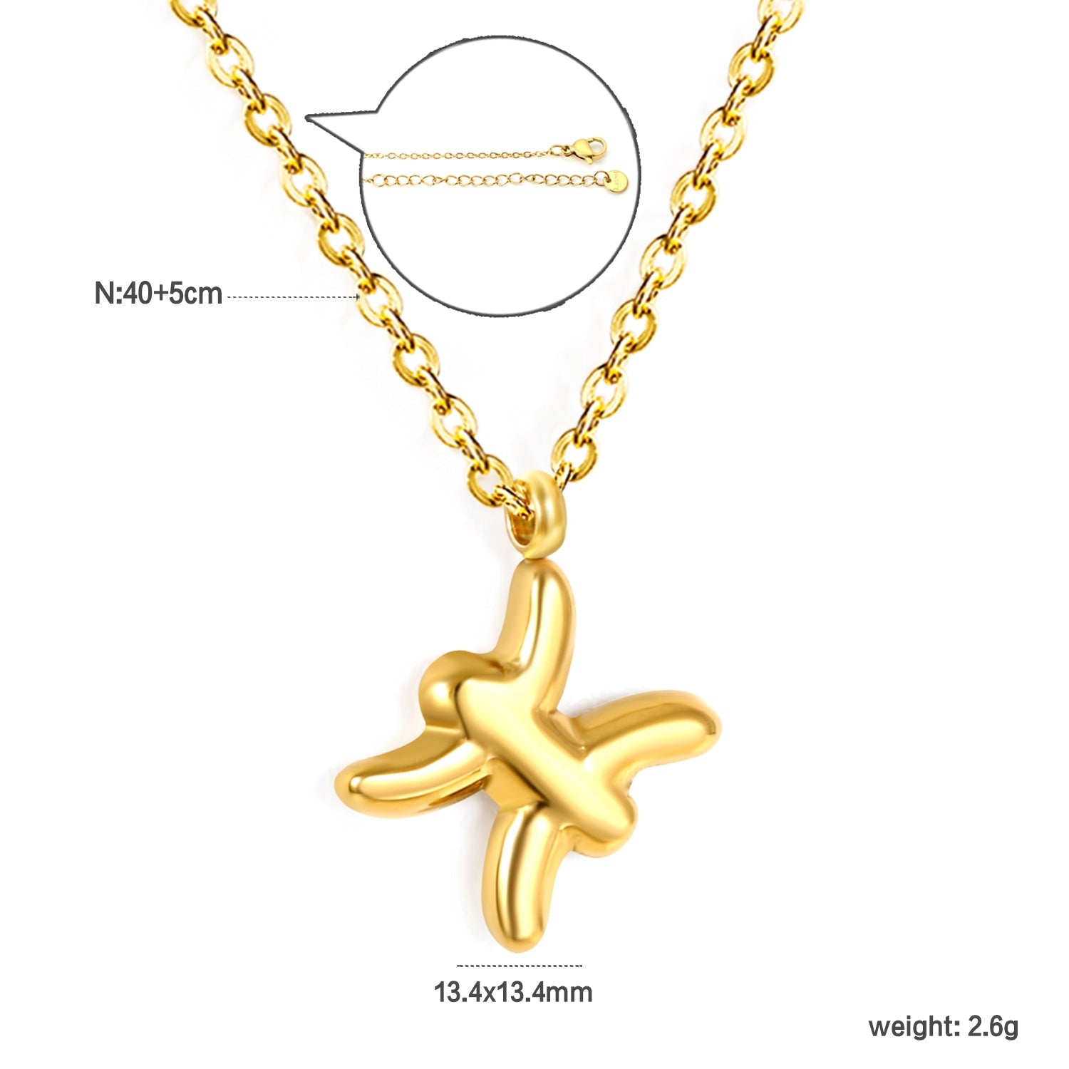 Zodiac Bubble Constellation Hanger Ketting – Gouden Ketting