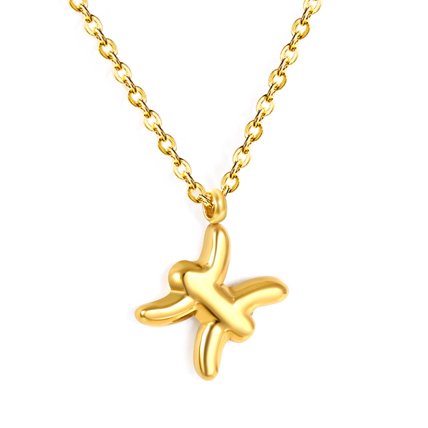 Zodiac Bubble Constellation Hanger Ketting – Gouden Ketting